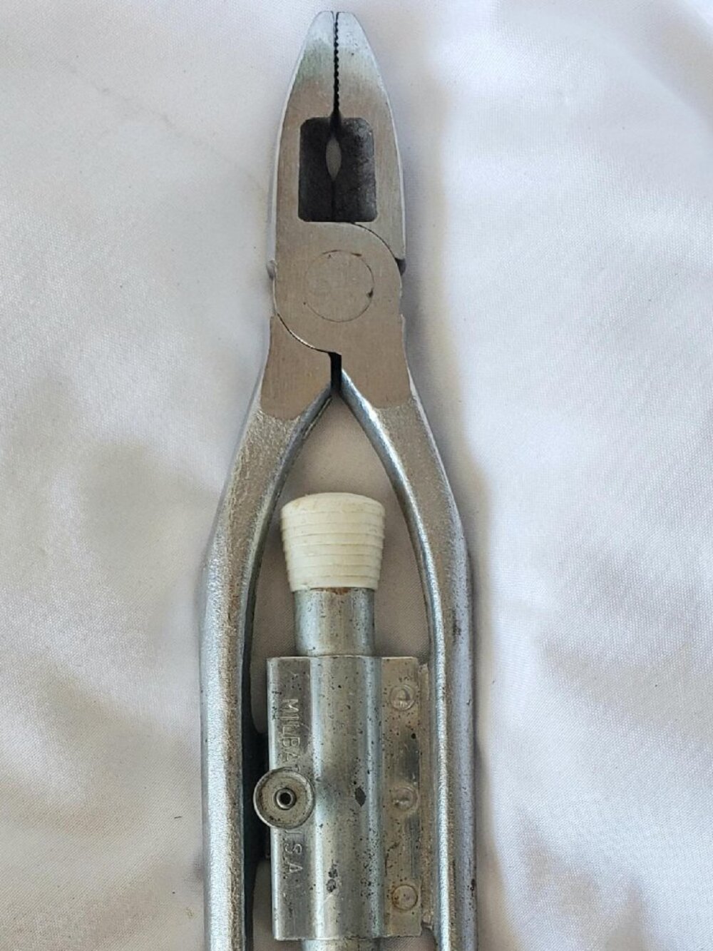 VINTAGE Milbar Safety Twist Aviation Wire Cable Pliers Aircraft Tool MADE IN USA